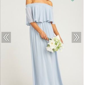 Blue Steel Hacienda Bridesmaid Dress